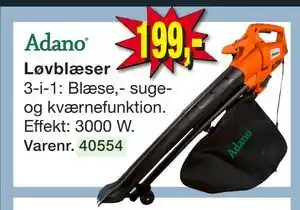 Løvblæser, DKK 199