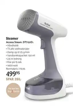 Kop & Kande Steamer, DKK 499.95 tilbud