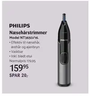 Kop & Kande Næsehårstrimmer, DKK 159.95 tilbud