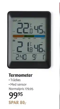 Kop & Kande Termometer, DKK 99.95 tilbud