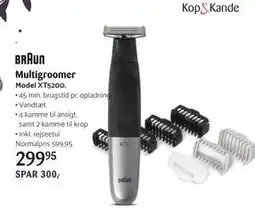 Kop & Kande Multigroomer, DKK 299.95 tilbud