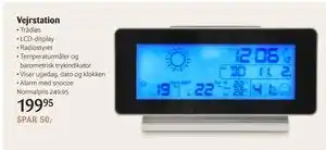Kop & Kande Vejrstation, DKK 199.95 tilbud