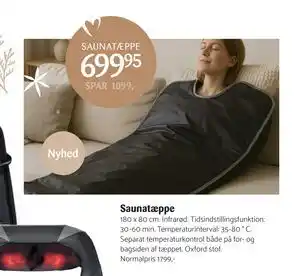 Kop & Kande Saunatæppe, DKK 699.95 tilbud