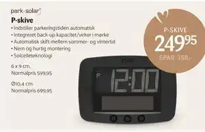 Kop & Kande P-skive, DKK 249.95 tilbud