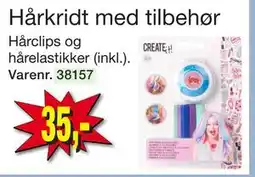 Harald Nyborg Hårkridt med tilbehør, DKK 35 tilbud