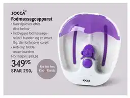 Kop & Kande Fodmassageapparat, DKK 349.95 tilbud