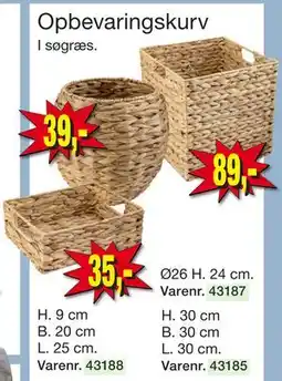 Harald Nyborg Opbevaringskurv tilbud