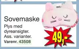 Harald Nyborg Sovemaske, DKK 49 tilbud