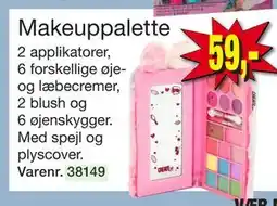 Harald Nyborg Makeuppalette, DKK 59 tilbud