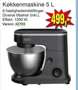 Harald Nyborg Køkkenmaskine 5 L, DKK 499 tilbud
