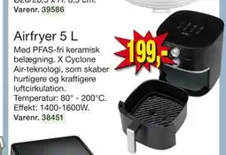 Harald Nyborg Airfryer 5 L, DKK 199 tilbud