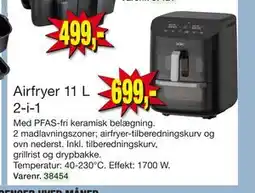 Harald Nyborg Airfryer 11 L 2-i-1, DKK 699 tilbud