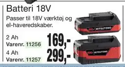 Harald Nyborg Batteri 18V tilbud