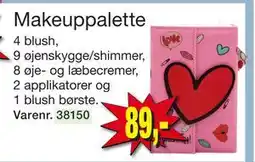 Harald Nyborg Makeuppalette, DKK 89 tilbud