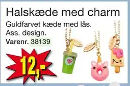 Harald Nyborg Halskæde med charm, DKK 12 tilbud