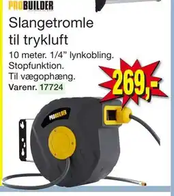 Harald Nyborg Slangetromle til trykluft, DKK 269 tilbud