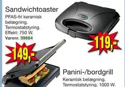 Harald Nyborg Sandwichtoaster, DKK 119 tilbud