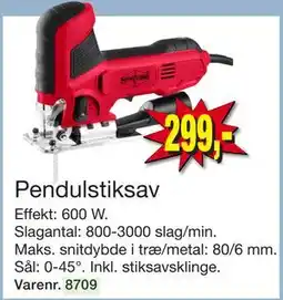 Harald Nyborg Pendulstiksav, DKK 299 tilbud