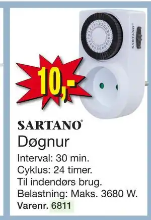 Harald Nyborg Døgnur, DKK 10 tilbud