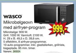 Harald Nyborg Mikrobølgeovn med airfryer-program, DKK 999 tilbud