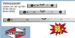 Harald Nyborg Vaterpassæt, DKK 98 tilbud