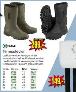 Harald Nyborg Termostøvler, DKK 299 tilbud