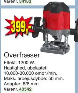 Harald Nyborg Overfræser, DKK 399 tilbud