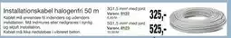 Harald Nyborg Installationskabel halogenfri 50 m tilbud