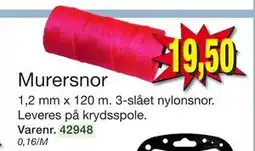 Harald Nyborg Murersnor, DKK 19.5 tilbud