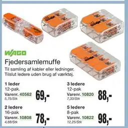 Harald Nyborg Fjedersamlemuffe tilbud