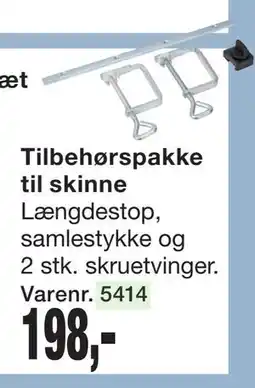 Harald Nyborg Tilbehørspakke til skinne, DKK 198 tilbud