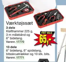 Harald Nyborg Værktøjssæt, DKK 65 tilbud