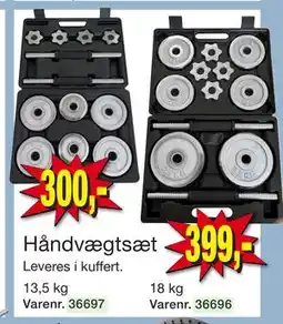 Harald Nyborg Håndvægtsæt tilbud