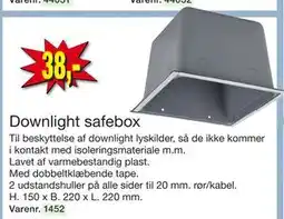 Harald Nyborg Downlight safebox, DKK 38 tilbud