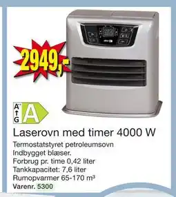 Harald Nyborg Laserovn med timer 4000 W, DKK 2949 tilbud