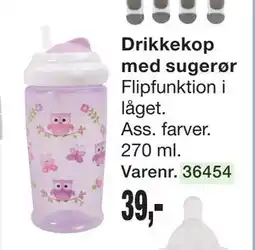 Harald Nyborg Drikkekop med sugerør, DKK 39 tilbud