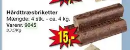 Harald Nyborg Hårdttræsbriketter, DKK 15 tilbud