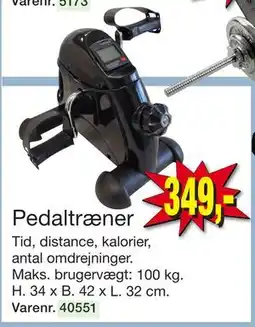 Harald Nyborg Pedaltræner, DKK 349 tilbud