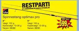 Harald Nyborg Spinnestang optimax pro, DKK 599 tilbud