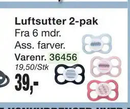 Harald Nyborg Luftsutter 2-pak, DKK 39 tilbud