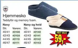 Harald Nyborg Hjemmesko, DKK 59 tilbud