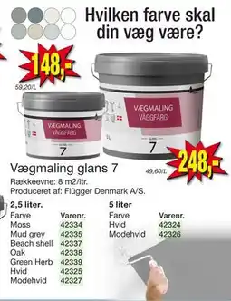 Harald Nyborg Vægmaling glans 7 tilbud