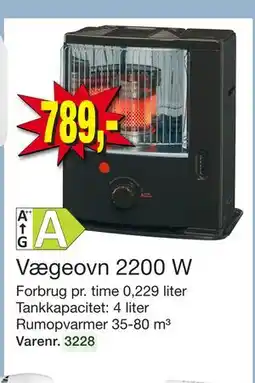 Harald Nyborg Vægeovn 2200 W, DKK 789 tilbud