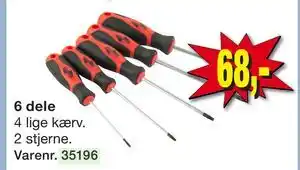 Harald Nyborg Skruetrækkersæt, DKK 68 tilbud