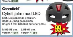 Harald Nyborg Cykelhjelm med LED, DKK 99 tilbud