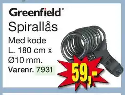 Harald Nyborg Spirallås, DKK 59 tilbud