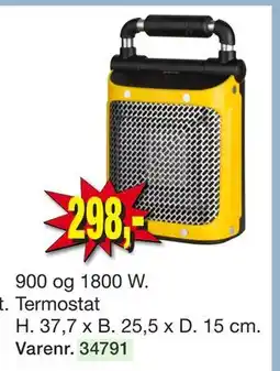 Harald Nyborg Varmeblæser, DKK 298 tilbud