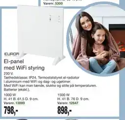 Harald Nyborg El-panel med WiFi styring tilbud