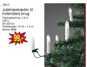 Harald Nyborg Juletræskæder til indendørs brug, DKK 99 tilbud
