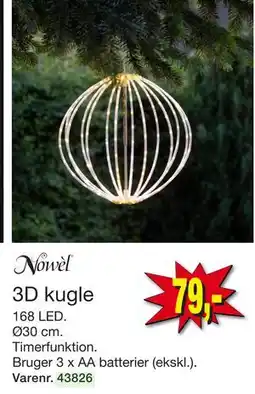 Harald Nyborg 3D kugle, DKK 79 tilbud